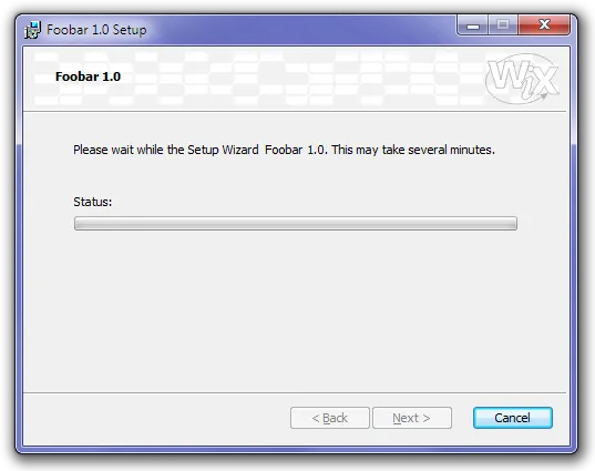 ProgressDlg screenshot